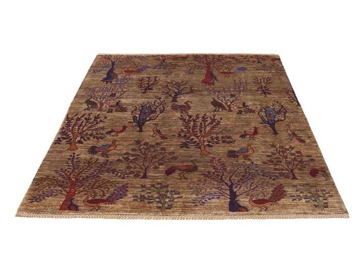 5' x 6' 5 Hand Knotted Ariana Ziegler Rug