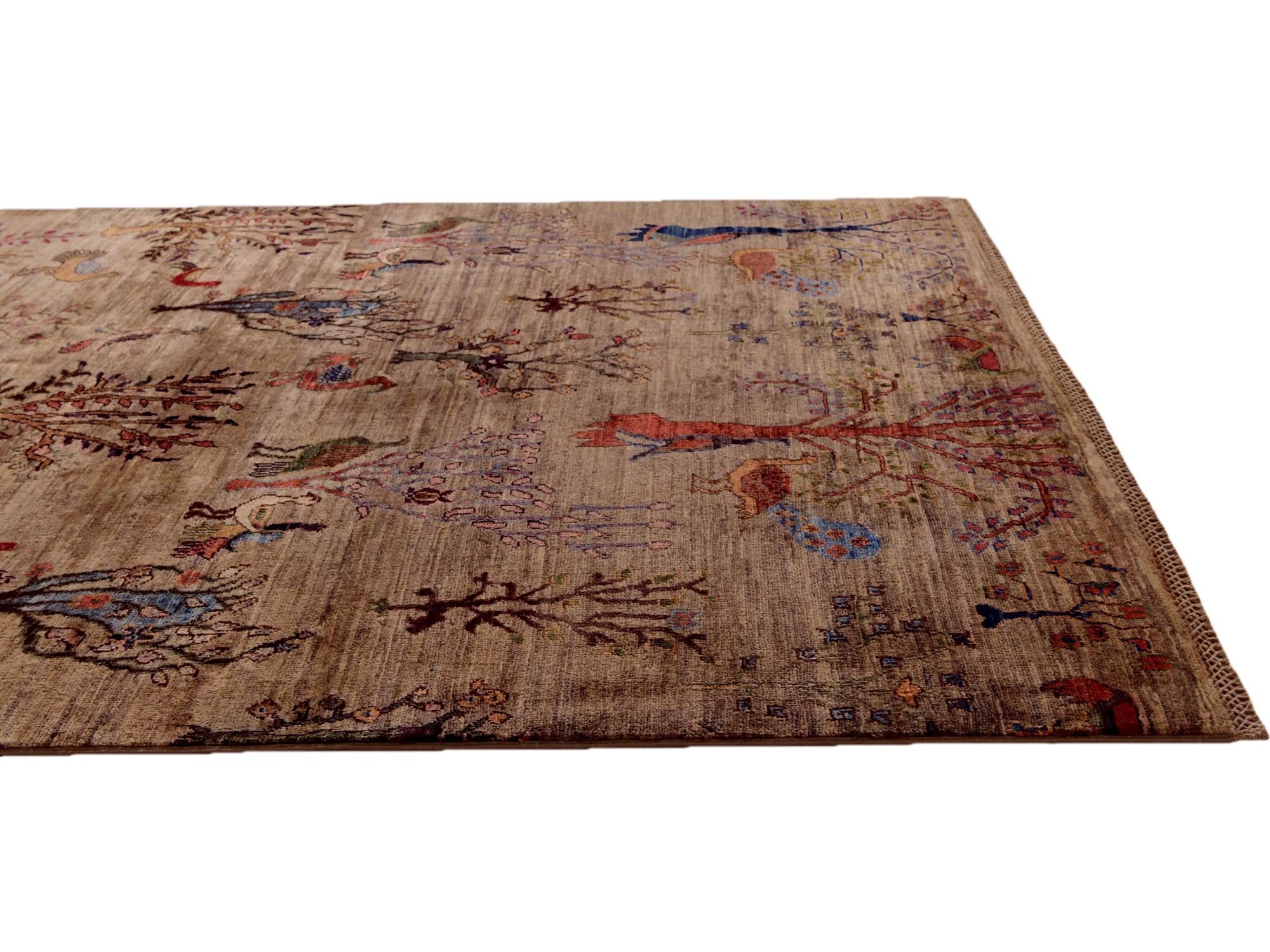 5' x 6' 5 Hand Knotted Ariana Ziegler Rug