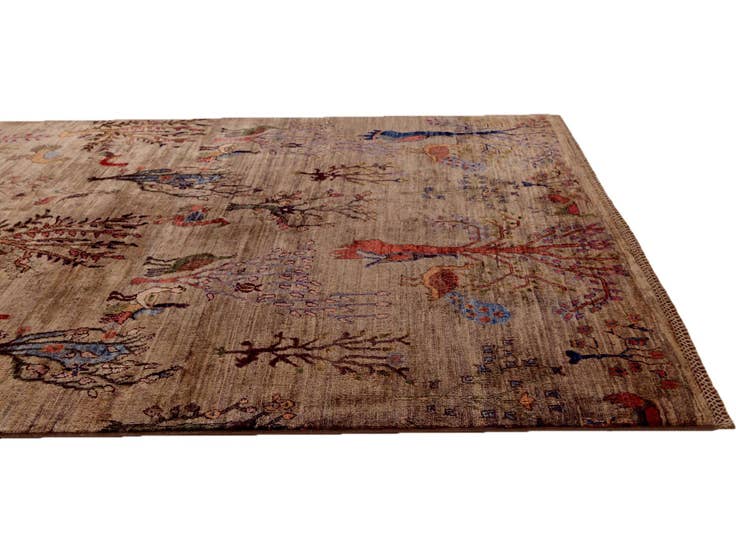 Detail image of 5' x 6' 5 Hand Knotted Ariana Ziegler Rug