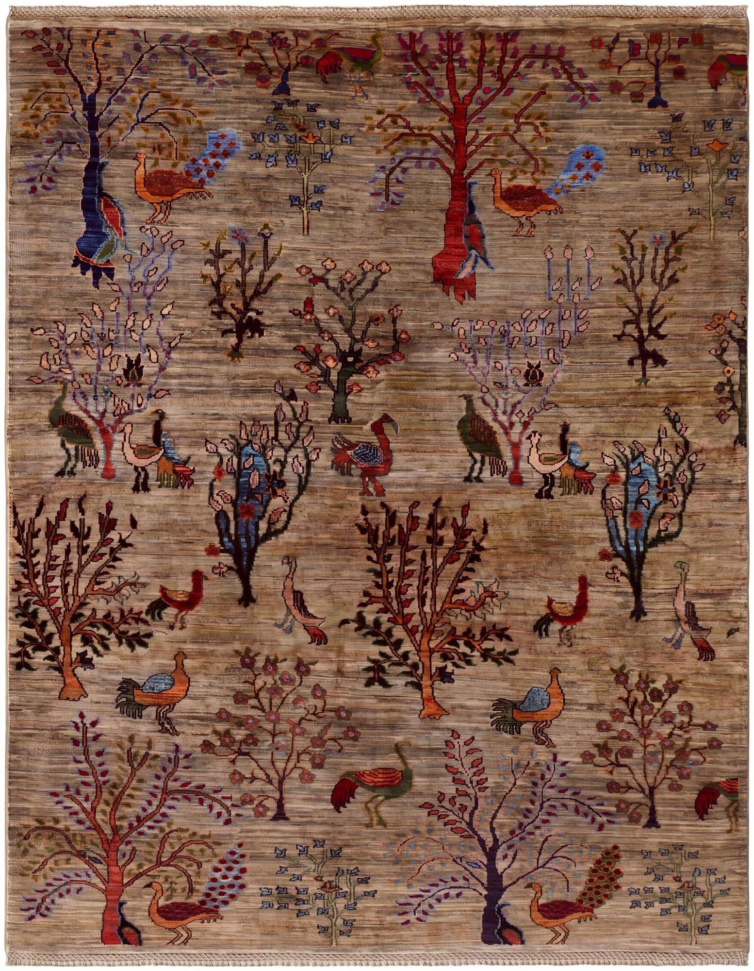 5' x 6' 5 Hand Knotted Ariana Ziegler Rug