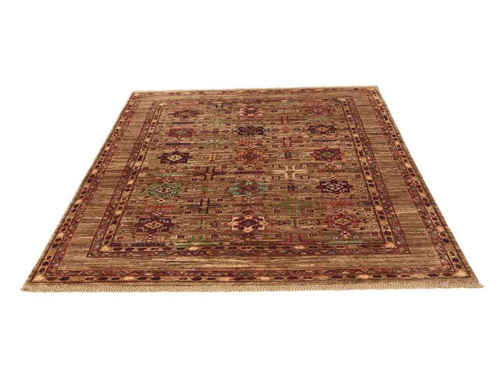 5' 1 x 6' 10 Hand Knotted Ariana Ziegler Rug