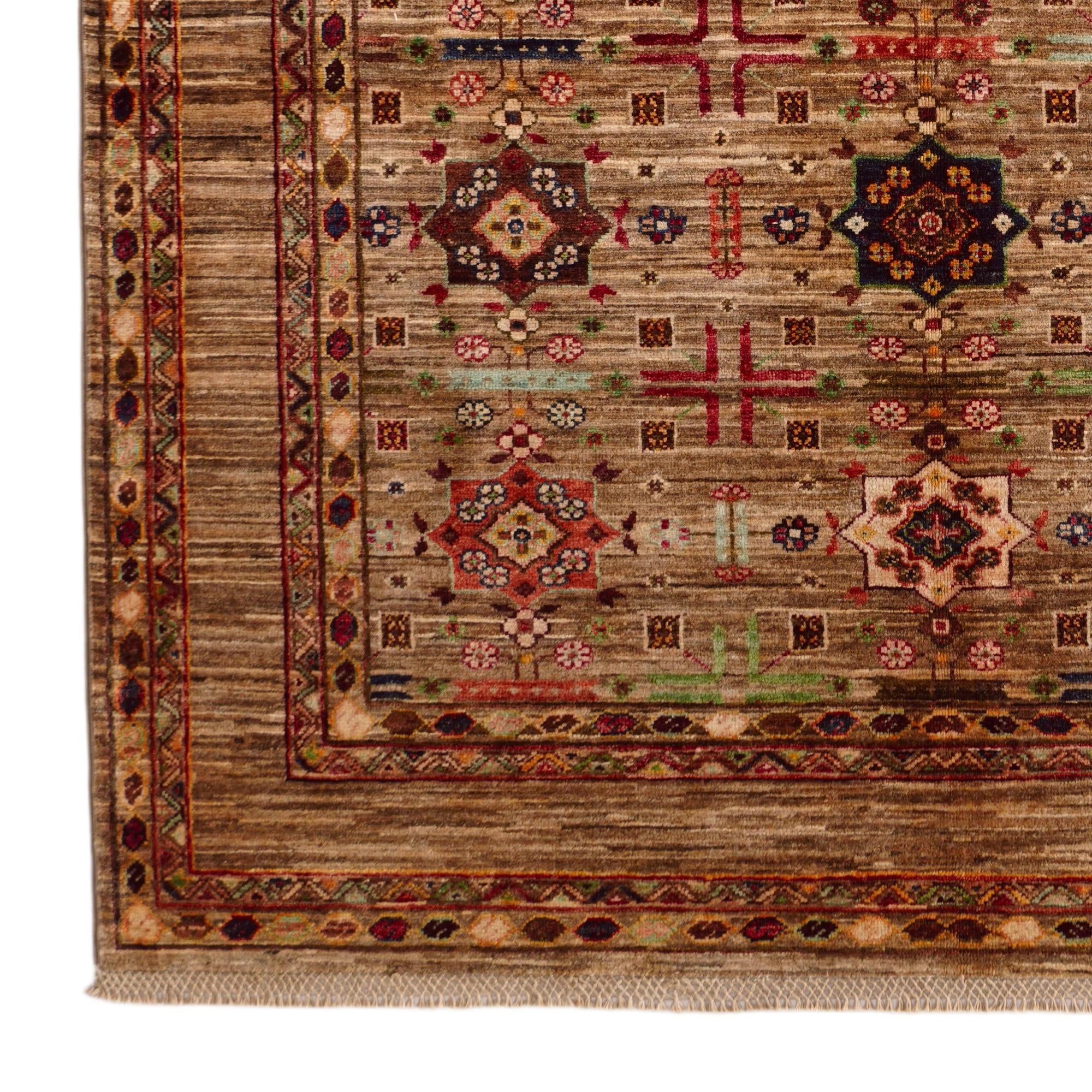 5' 1 x 6' 10 Hand Knotted Ariana Ziegler Rug