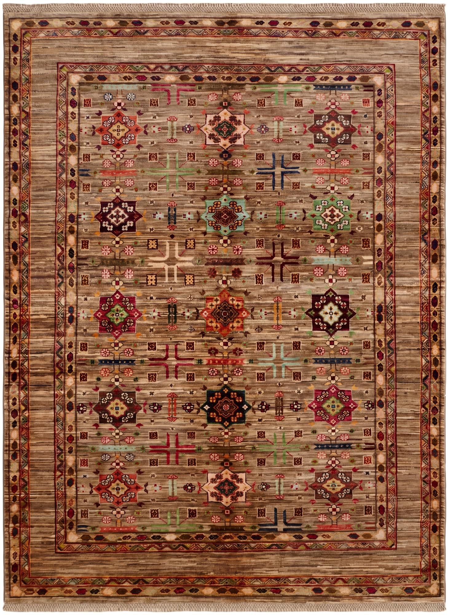 5' 1 x 6' 10 Hand Knotted Ariana Ziegler Rug
