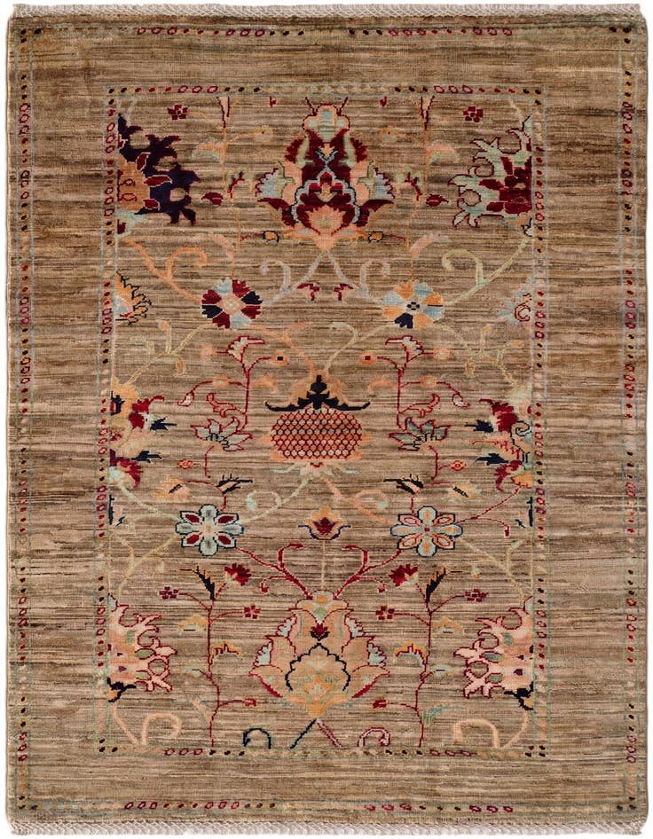 Detail image of 3' 2 x 5' 1 Hand Knotted Ariana Ziegler Rug