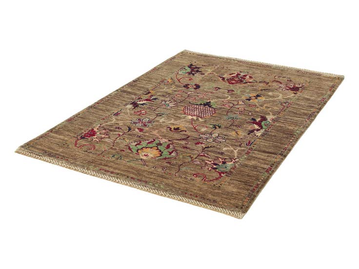 Detail image of 3' 5 x 4' 11 Hand Knotted Ariana Ziegler Rug