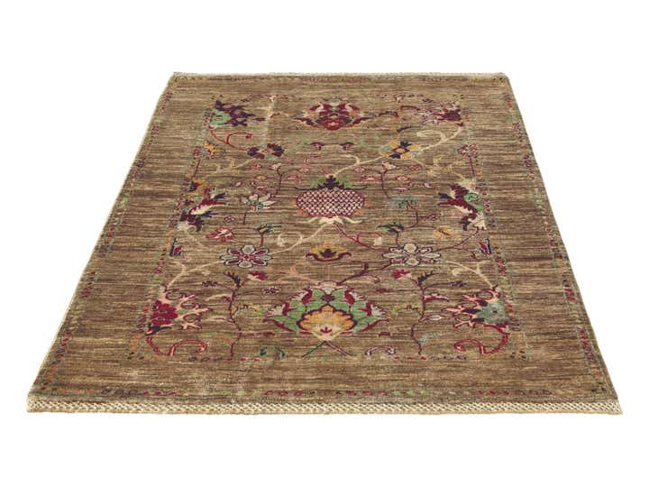 3' 5 x 4' 11 Hand Knotted Ariana Ziegler Rug