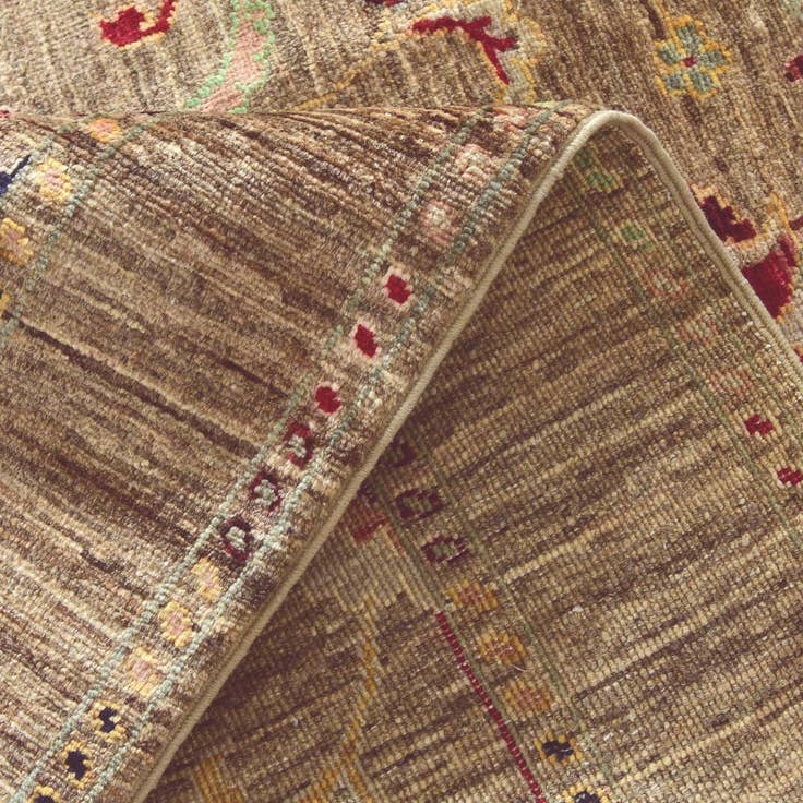 Detail image of 3' 5 x 4' 11 Hand Knotted Ariana Ziegler Rug