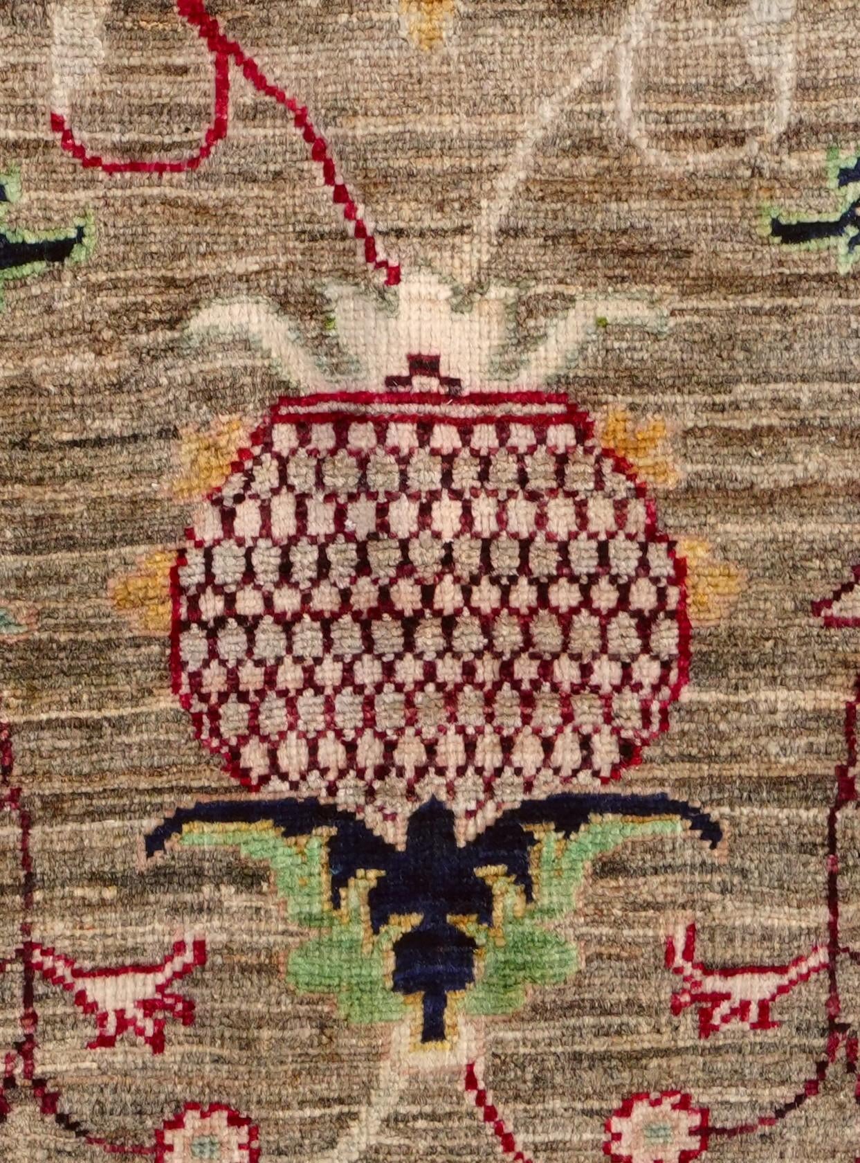 3' 5 x 4' 11 Hand Knotted Ariana Ziegler Rug