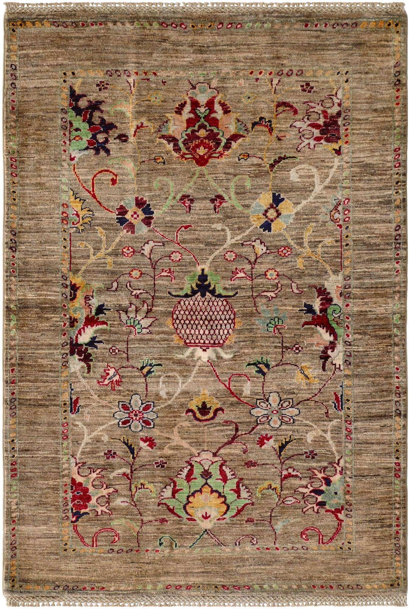 3' 5 x 4' 11 Hand Knotted Ariana Ziegler Rug
