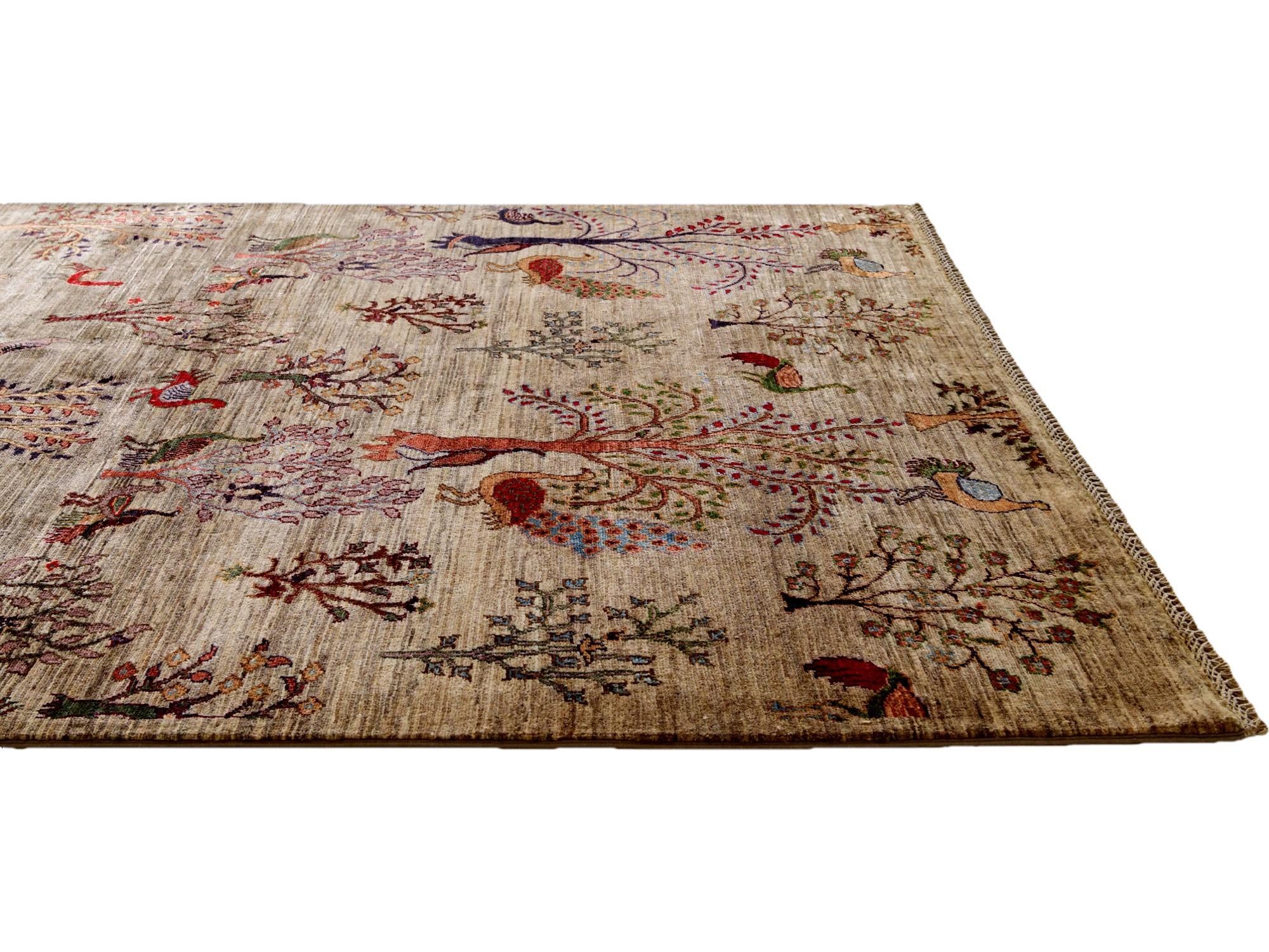 5' 1 x 6' 8 Hand Knotted Ariana Ziegler Rug
