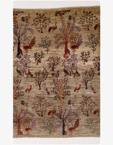 5' 1 x 6' 8 Hand Knotted Ariana Ziegler Rug