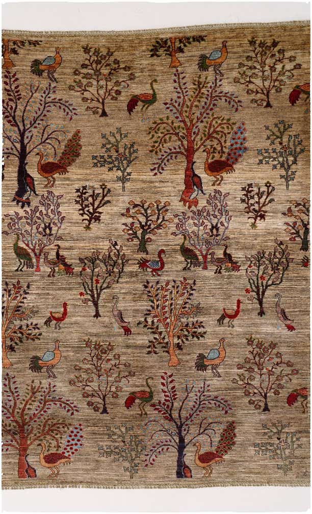 5' 1 x 6' 8 Hand Knotted Ariana Ziegler Rug