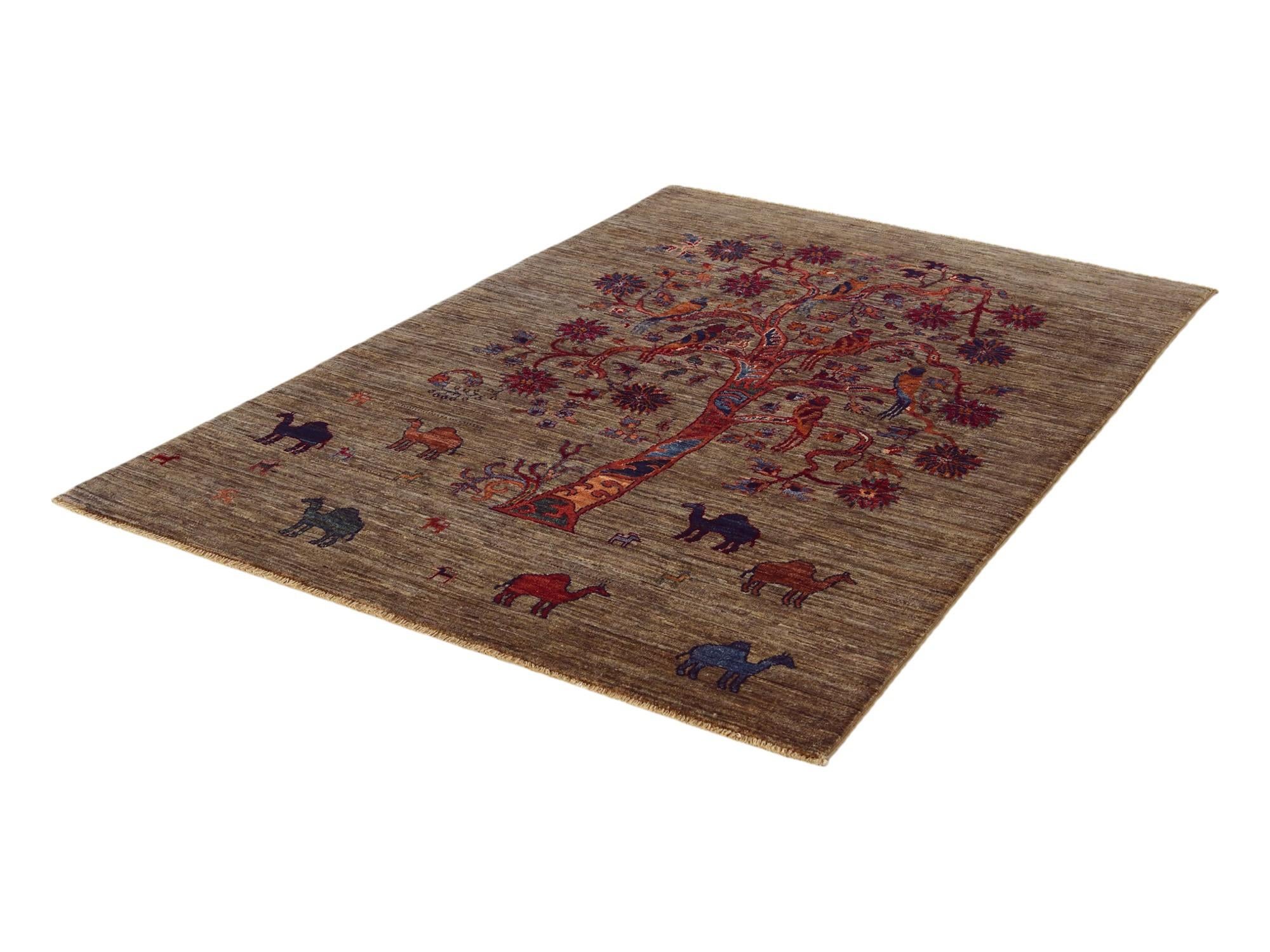 4' 1 x 6' Hand Knotted Ariana Ziegler Rug