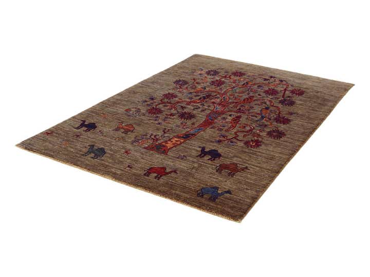 4' 1 x 6' Hand Knotted Ariana Ziegler Rug