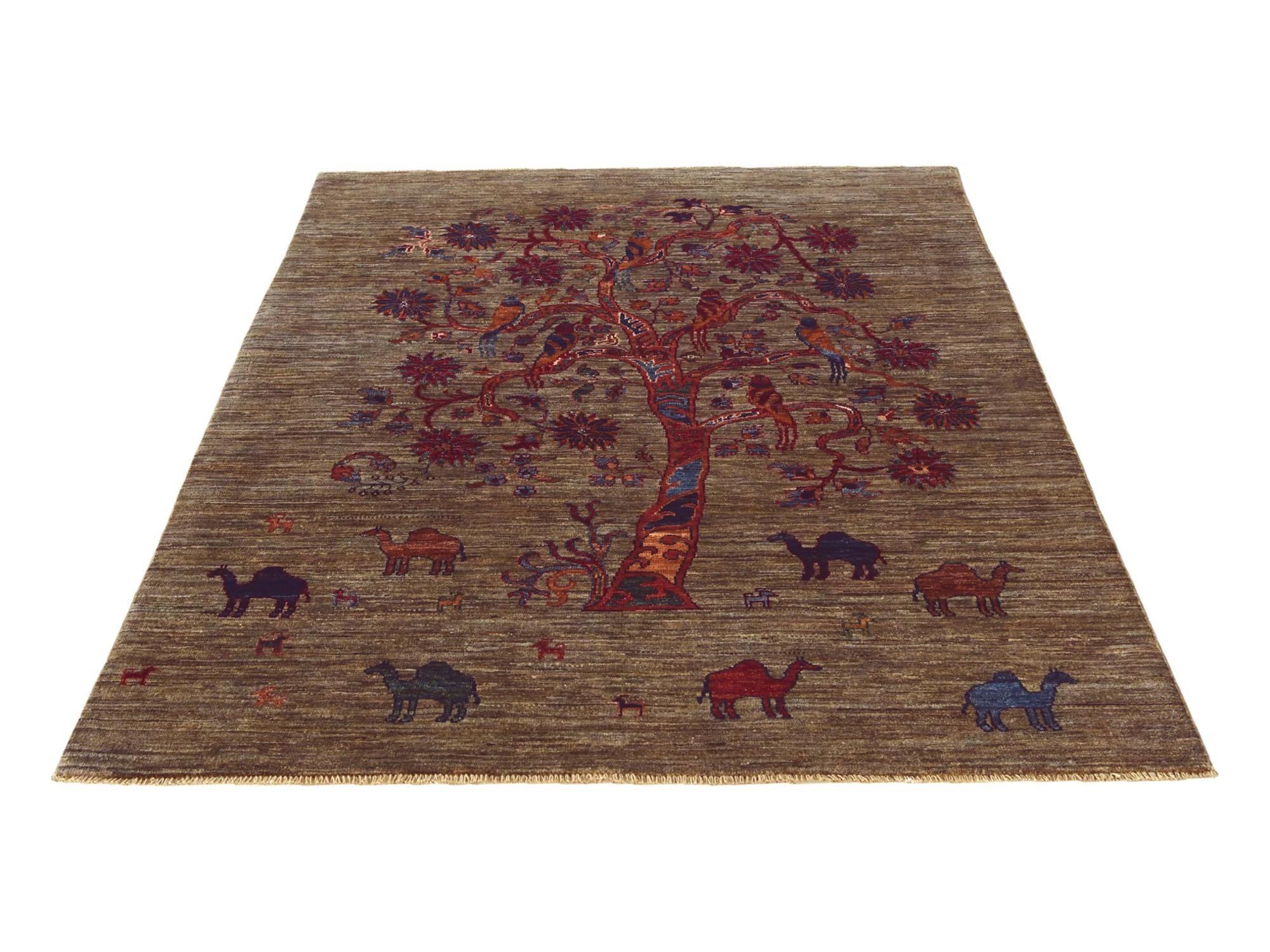 4' 1 x 6' Hand Knotted Ariana Ziegler Rug