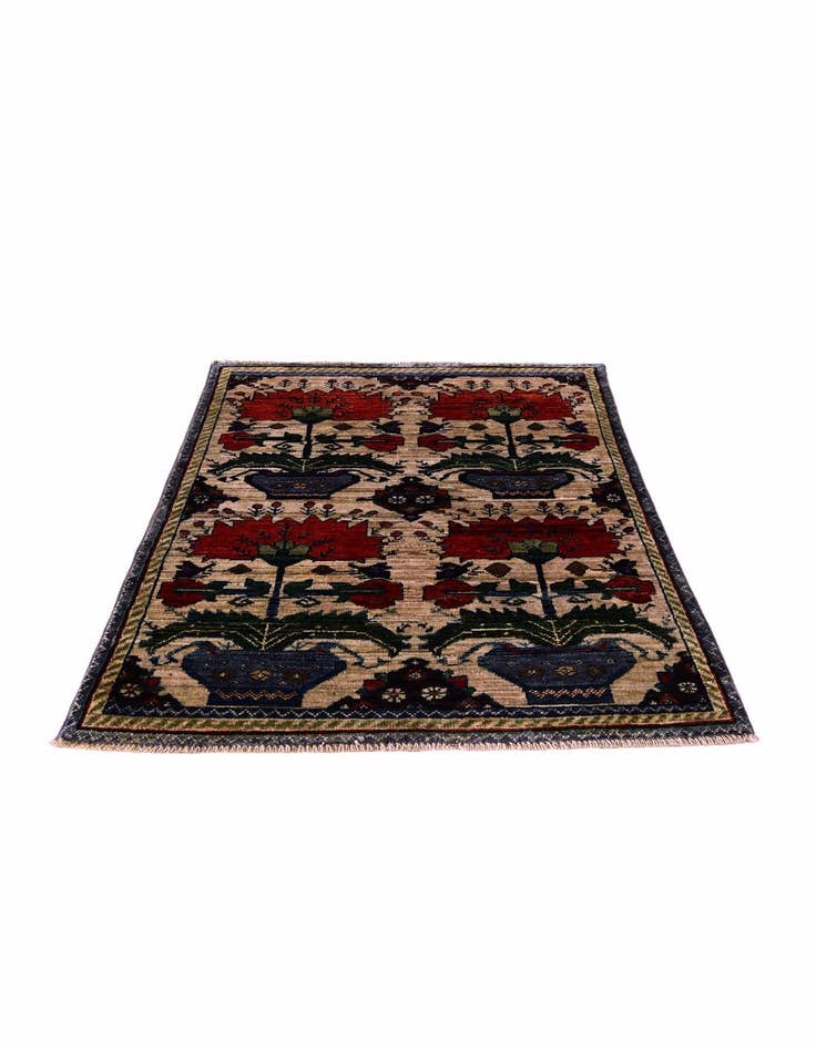 Detail image of 2' 8 x 4' Hand Knotted Ariana Ziegler Rug