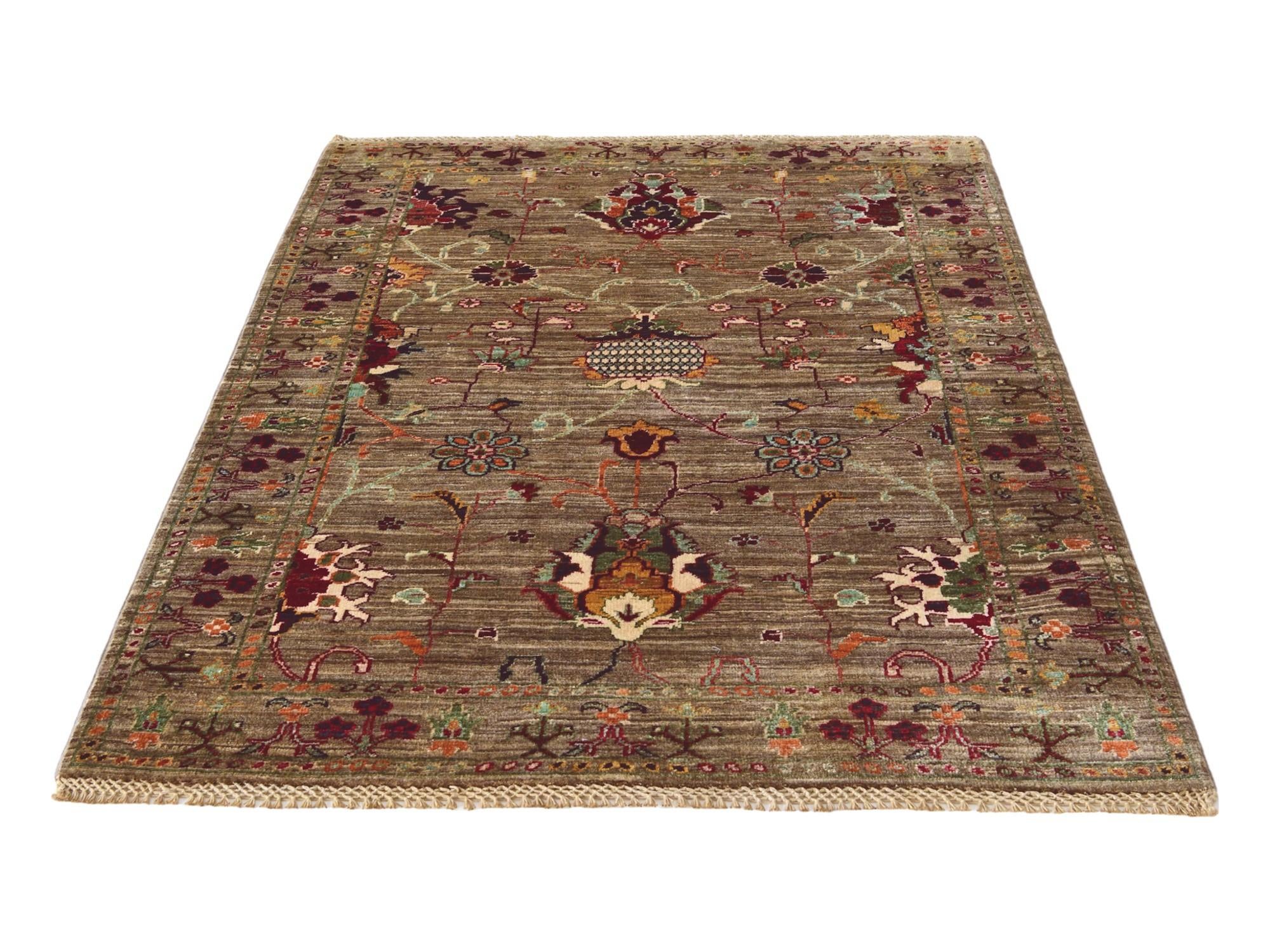 3' 2 x 4' 10 Hand Knotted Ariana Ziegler Rug