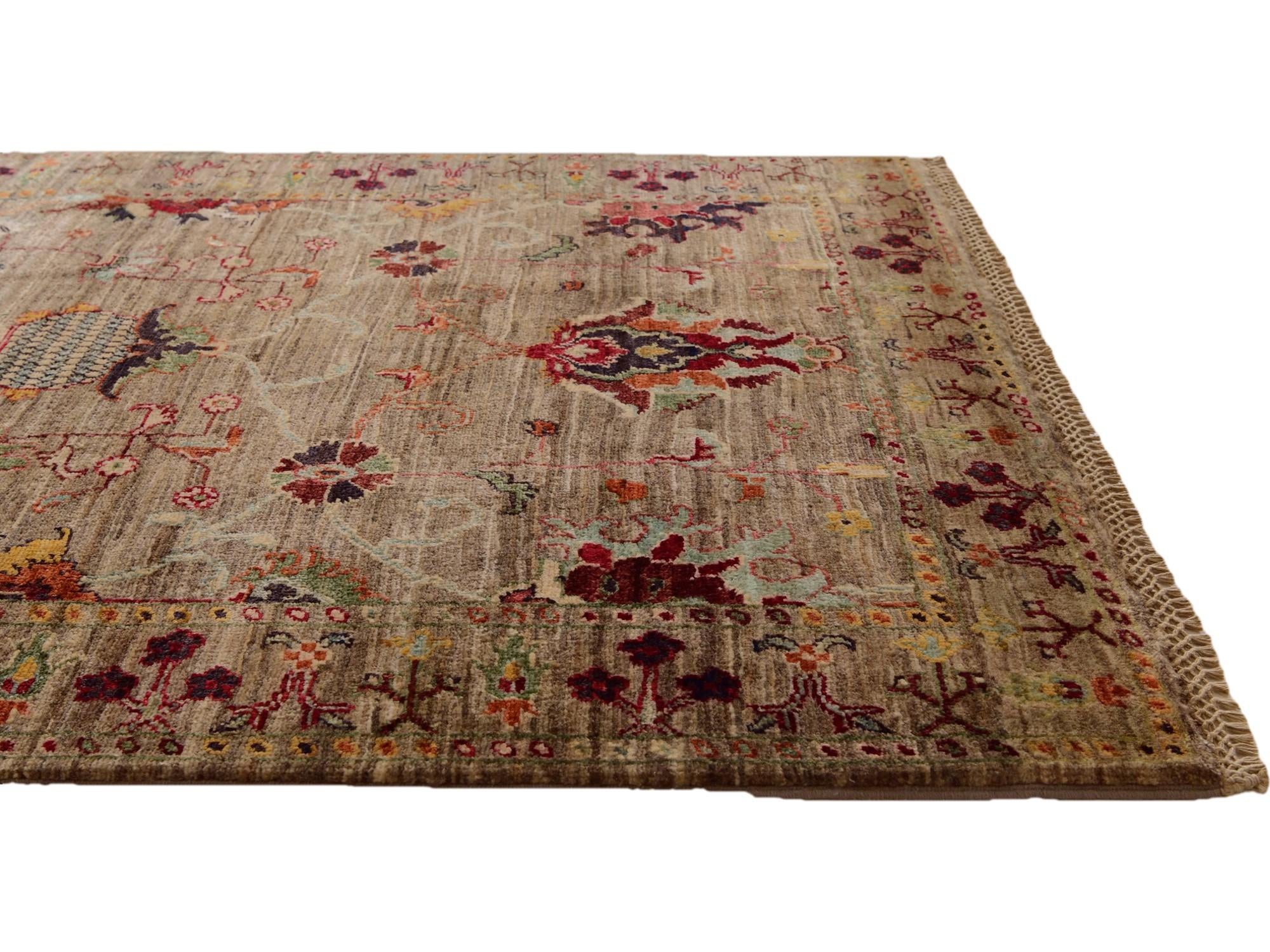 3' 2 x 4' 10 Hand Knotted Ariana Ziegler Rug