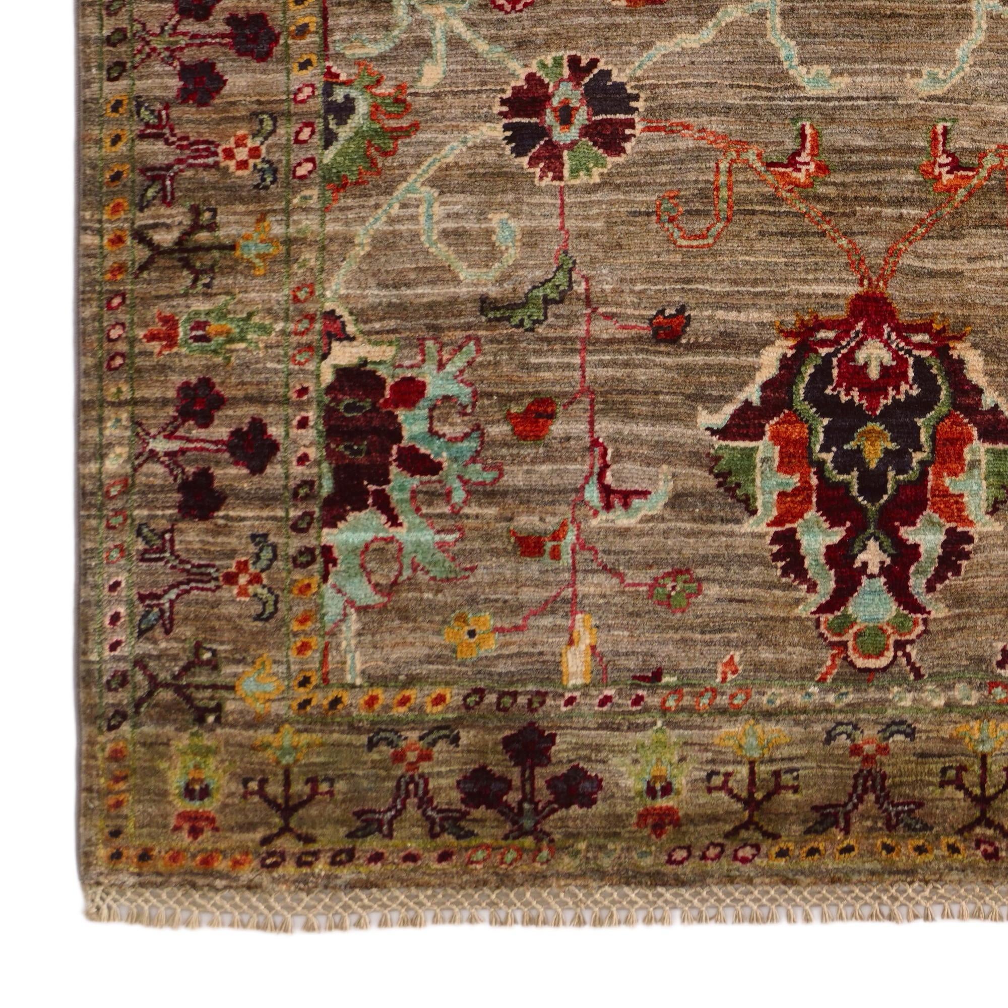 3' 2 x 4' 10 Hand Knotted Ariana Ziegler Rug