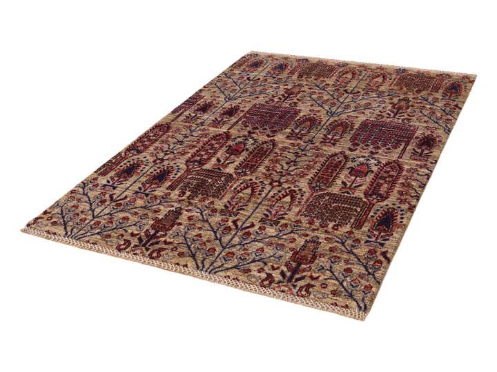 3' 4 x 5' Hand Knotted Ariana Ziegler Rug