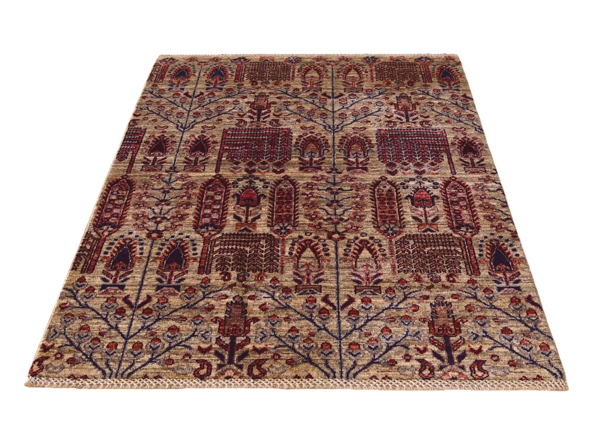 3' 4 x 5' Hand Knotted Ariana Ziegler Rug