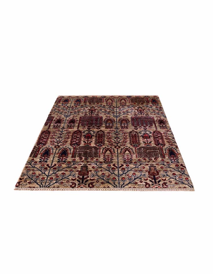 Detail image of 3' 4 x 5' Hand Knotted Ariana Ziegler Rug