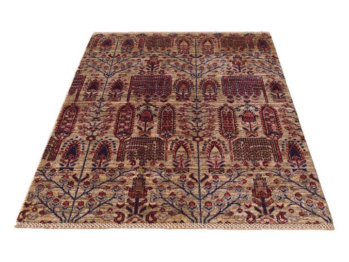 3' 4 x 5' Hand Knotted Ariana Ziegler Rug
