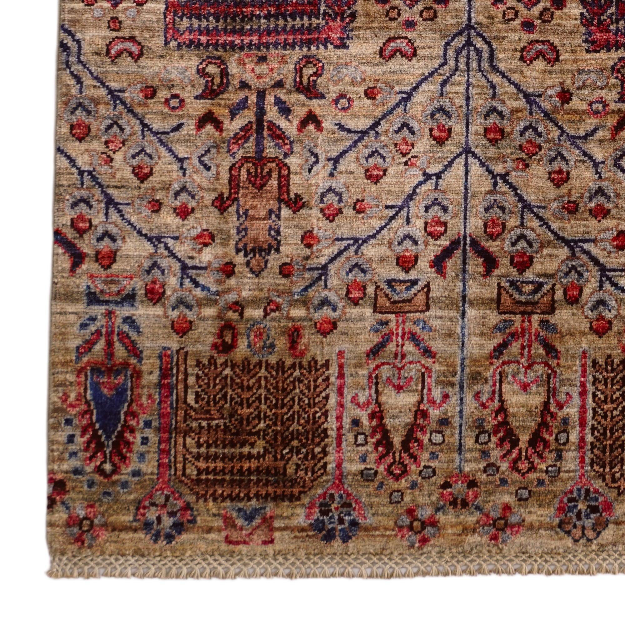 3' 4 x 5' Hand Knotted Ariana Ziegler Rug