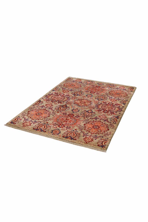 Detail image of 3' 5 x 4' 10 Hand Knotted Ariana Ziegler Rug