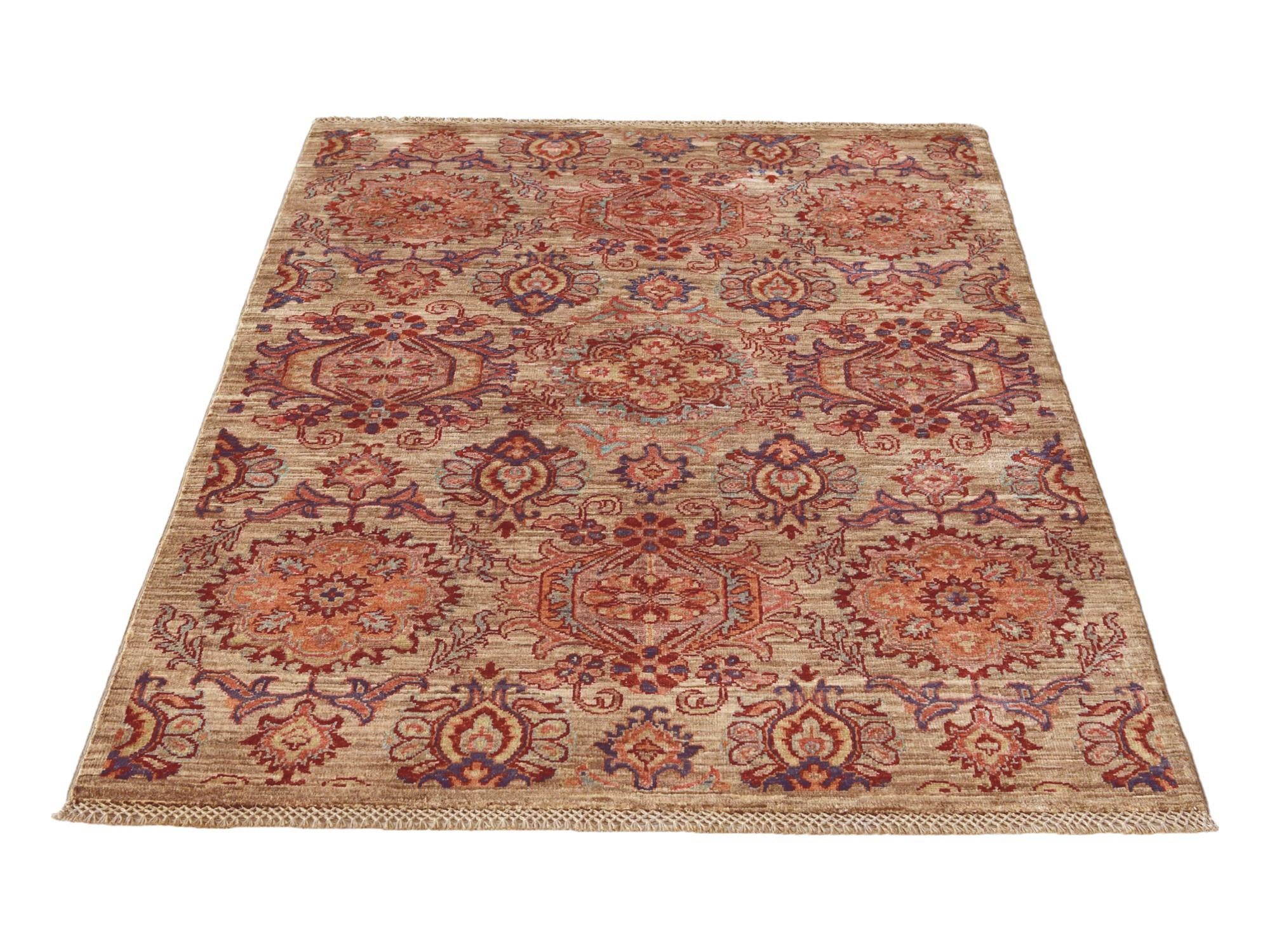 3' 5 x 4' 10 Hand Knotted Ariana Ziegler Rug