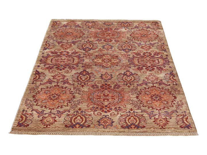 3' 5 x 4' 10 Hand Knotted Ariana Ziegler Rug