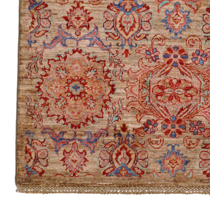 Detail image of 3' 5 x 4' 10 Hand Knotted Ariana Ziegler Rug