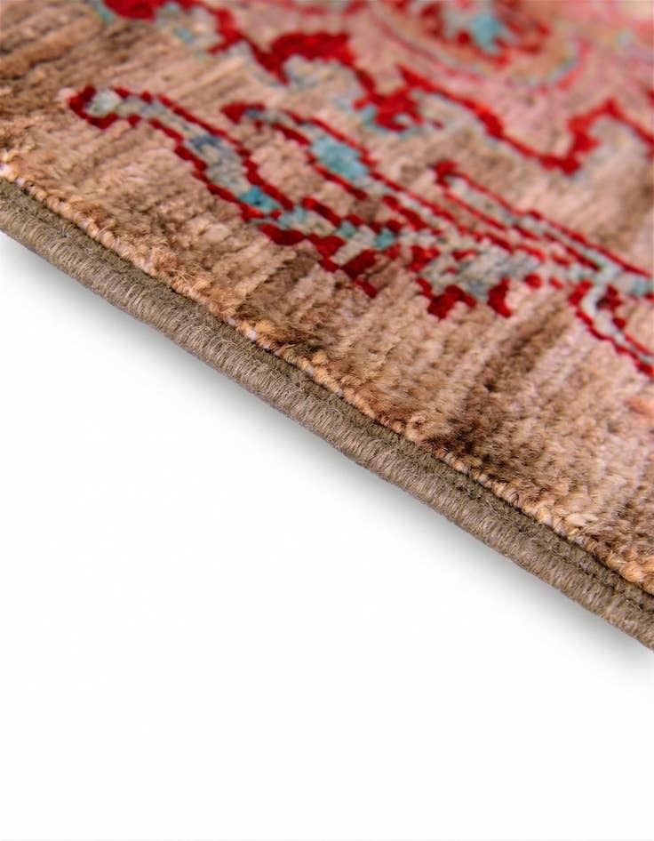 Detail image of 3' 5 x 4' 10 Hand Knotted Ariana Ziegler Rug