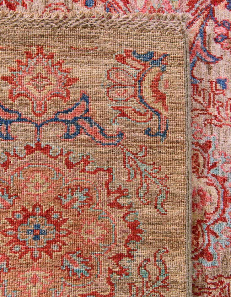 Detail image of 3' 5 x 4' 10 Hand Knotted Ariana Ziegler Rug