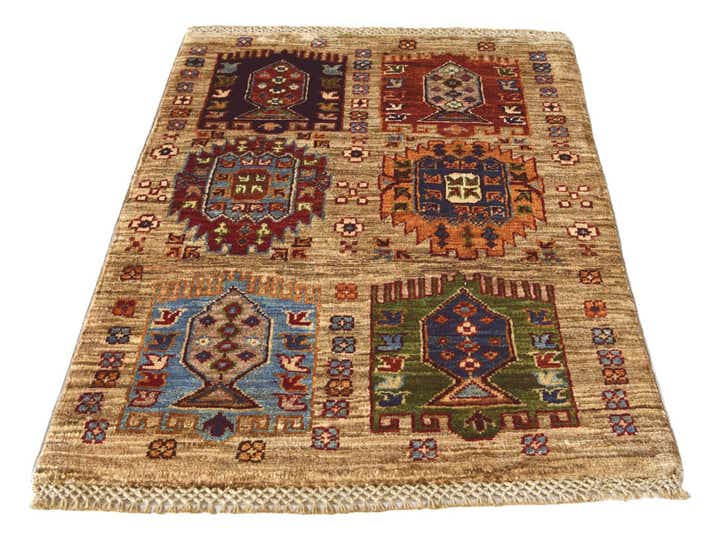 2' x 3' Hand Knotted Ariana Ziegler Rug