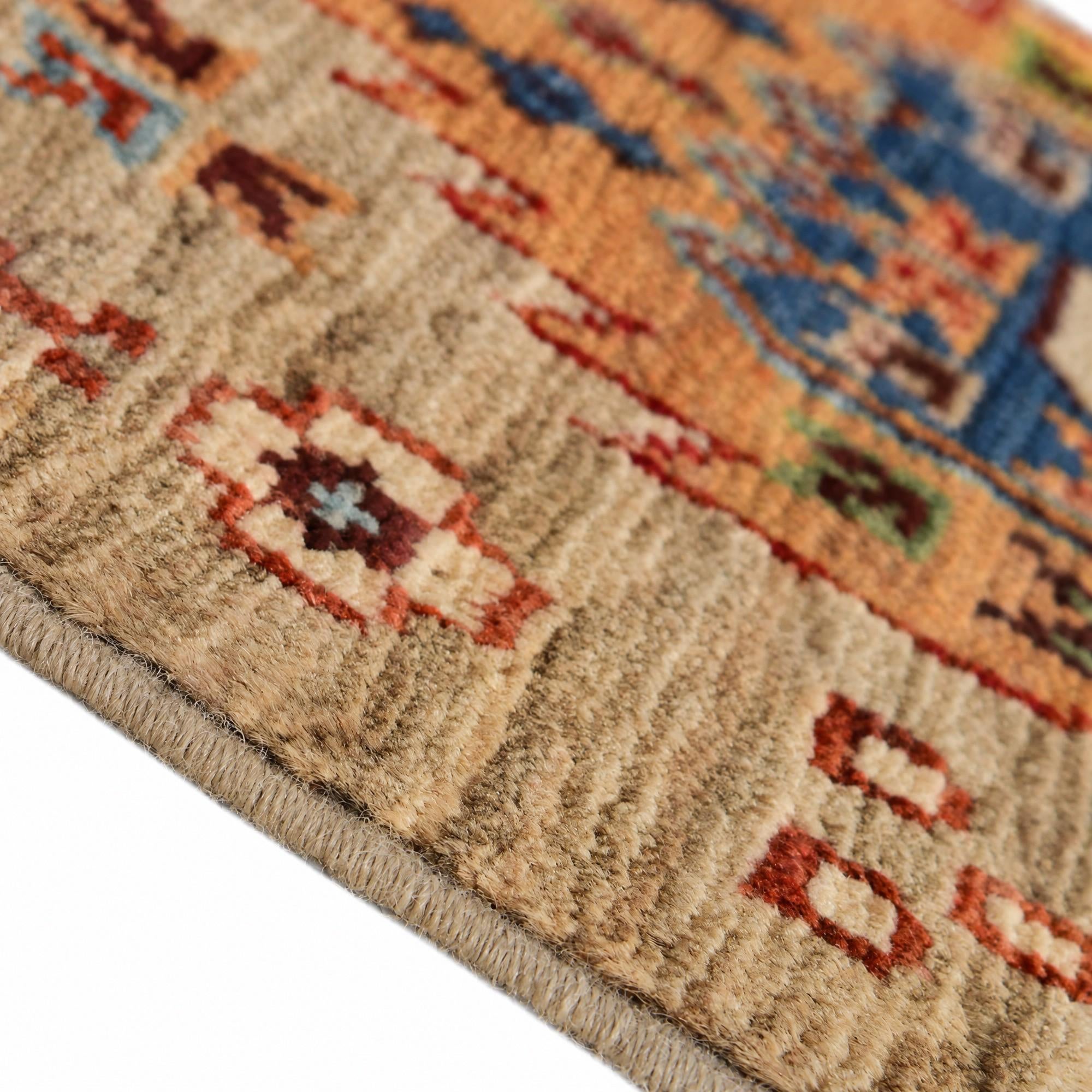 60cm x 90cm Hand Knotted Ariana Ziegler Rug