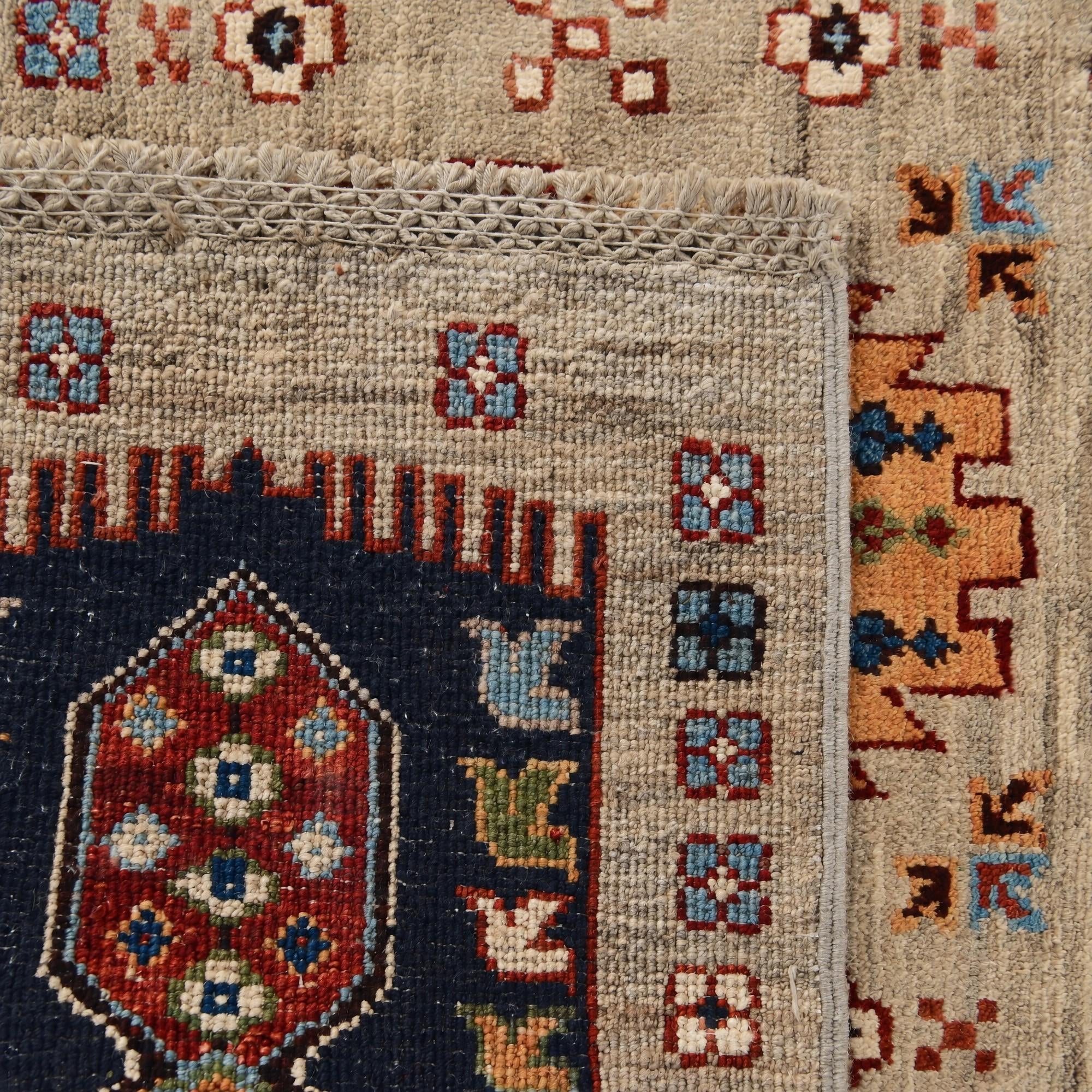 60cm x 90cm Hand Knotted Ariana Ziegler Rug
