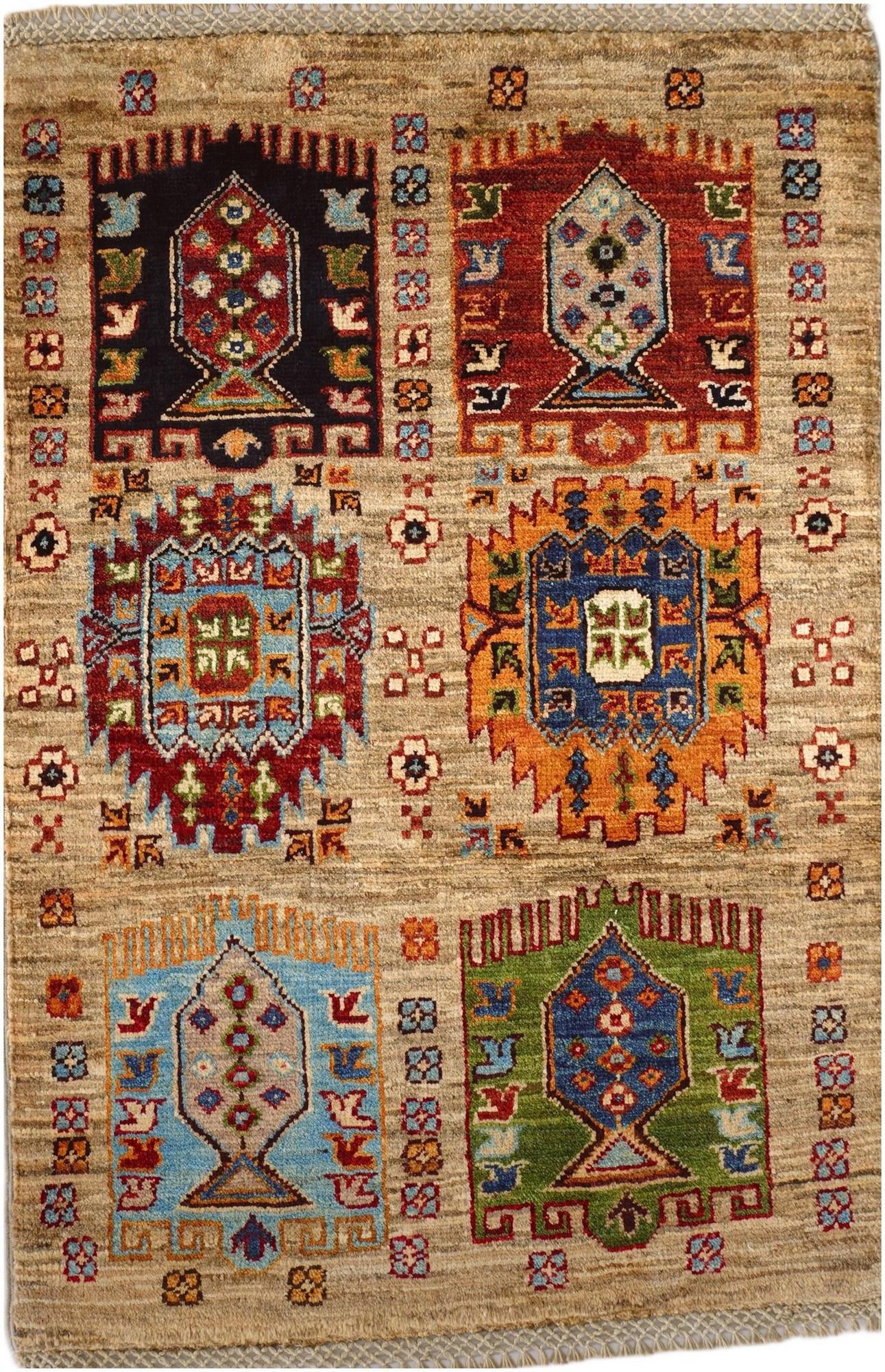 2' x 3' Hand Knotted Ariana Ziegler Rug