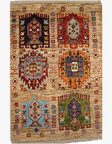 2' x 3' Hand Knotted Ariana Ziegler Rug