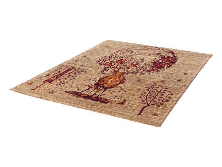 5' 3 x 7' Hand Knotted Ariana Ziegler Rug