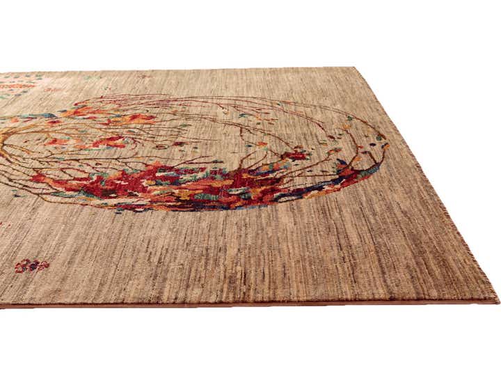 5' 3 x 7' Hand Knotted Ariana Ziegler Rug