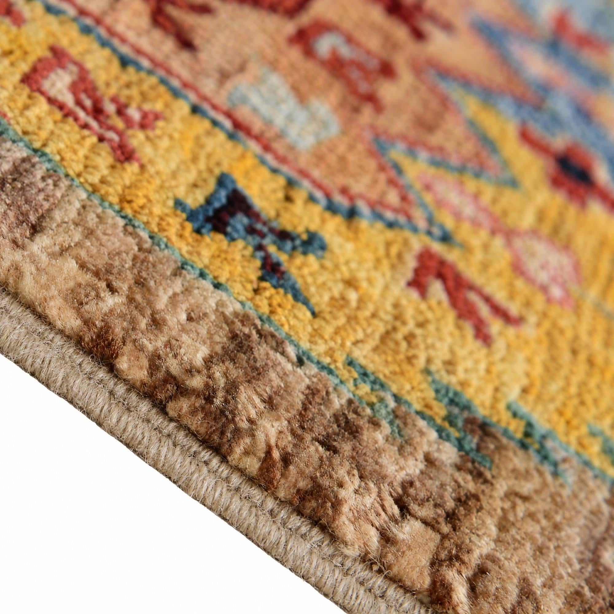 60cm x 100cm Hand Knotted Ariana Ziegler Rug