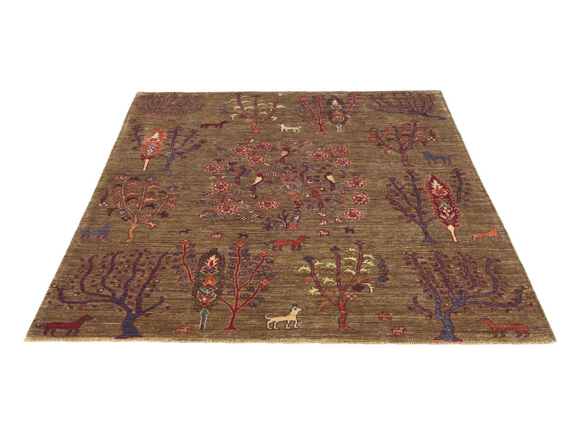 5' x 6' 7 Hand Knotted Ariana Ziegler Rug