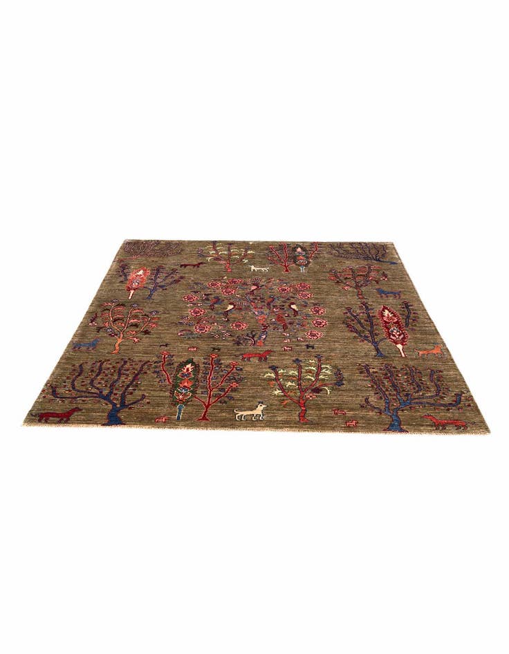 Detail image of 5' x 6' 7 Hand Knotted Ariana Ziegler Rug