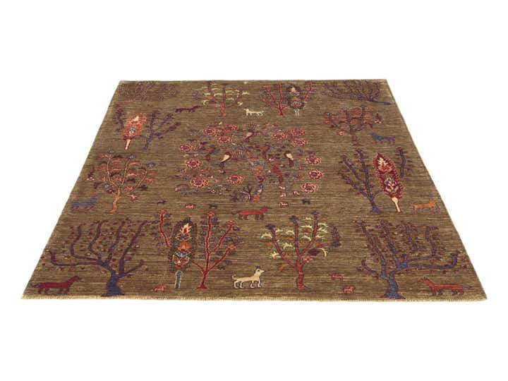 5' x 6' 7 Hand Knotted Ariana Ziegler Rug