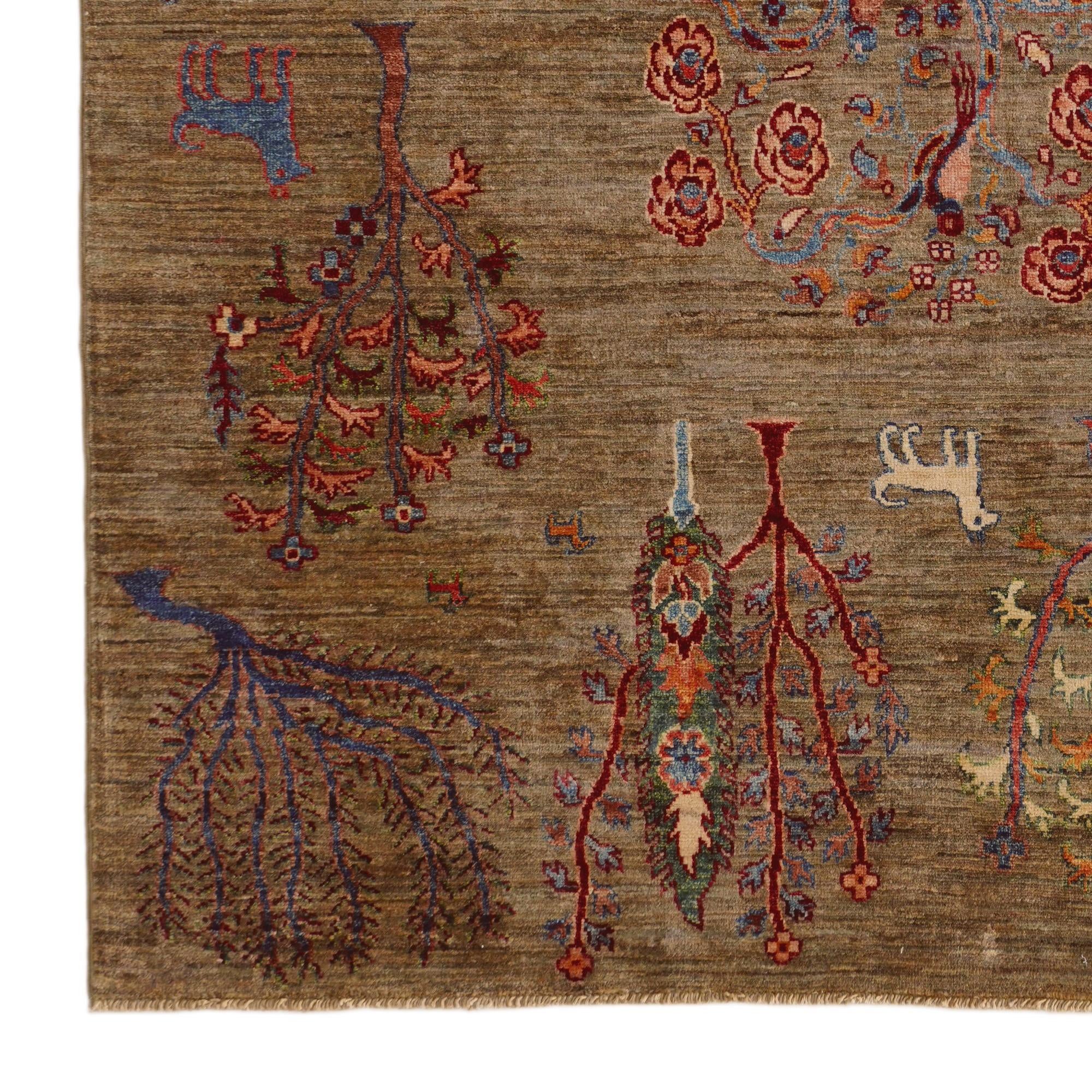 5' x 6' 7 Hand Knotted Ariana Ziegler Rug
