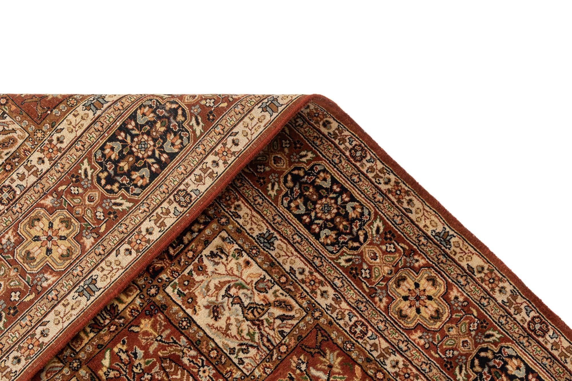 6' 8 x 9' 8 Hand Knotted Bakhtiar Oriental Wool Rug