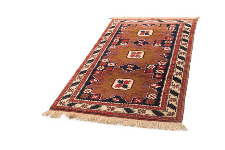 3' 7 x 6' Hand Knotted Balouch Oriental Wool Rug