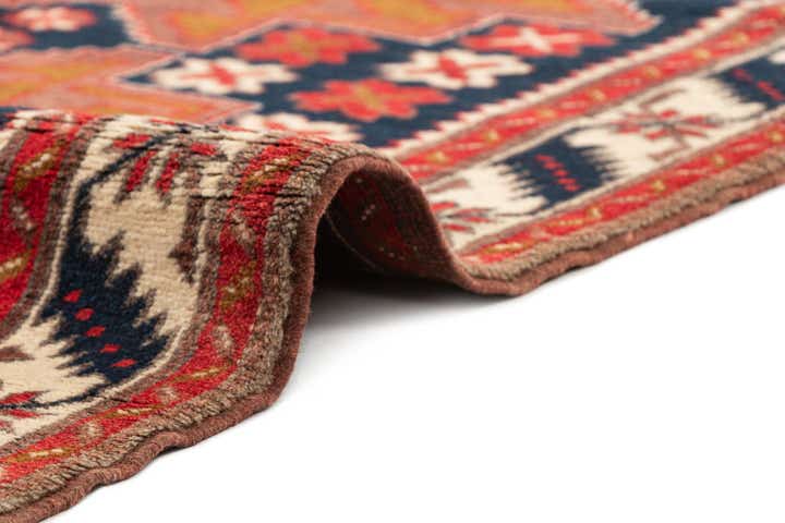 3' 7 x 6' Hand Knotted Balouch Oriental Wool Rug