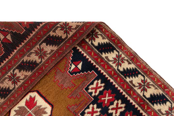 3' 7 x 6' Hand Knotted Balouch Oriental Wool Rug